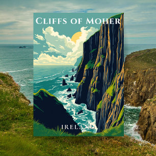 Cliffs of Moher Irland Küste Postkarte