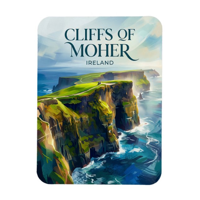 Cliffs of Moher Irland Magnet (Vertikal)