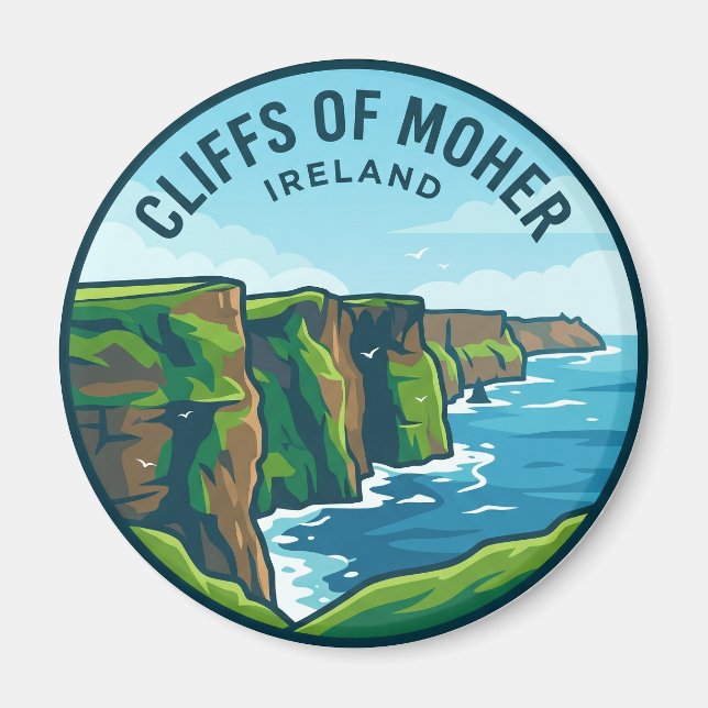 Cliffs of Moher Irland Magnet (Vorne)