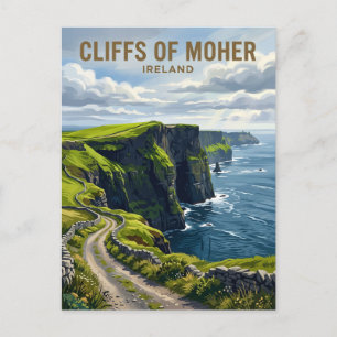 Cliffs of Moher Irland Postkarte