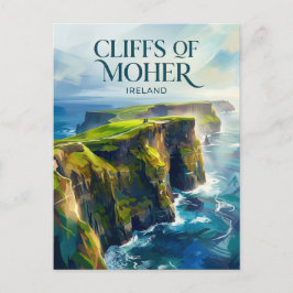 Cliffs of Moher Irland Postkarte