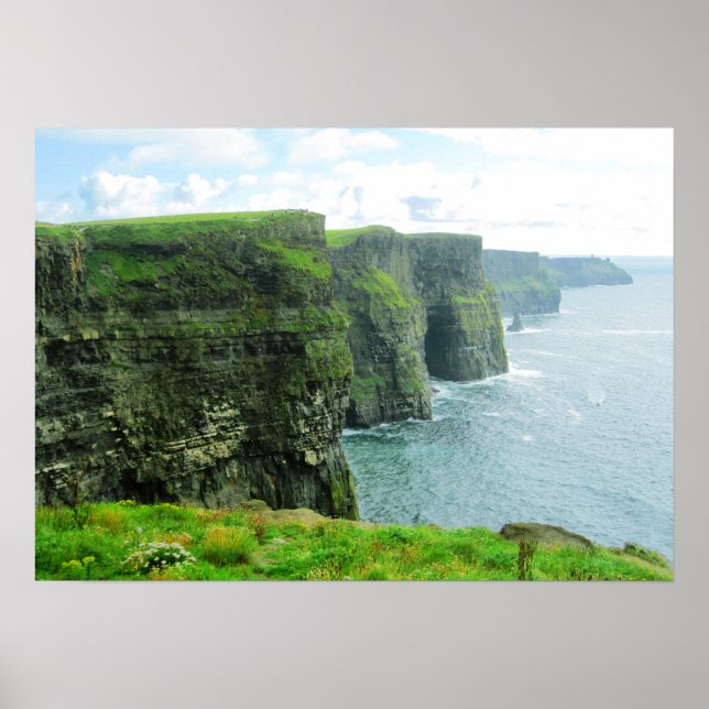 Cliffs of Moher, Landkreis Clare, Irland Poster (Vorne)