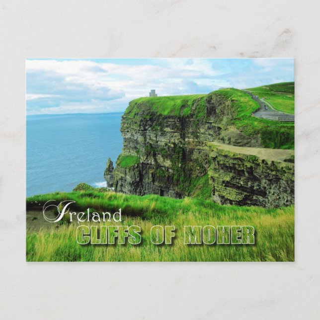 Cliffs of Moher, Landkreis Clare, Irland Postkarte (Vorderseite)