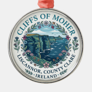 Cliffs of Moher, Liscannor, County Clare, Irland Ornament Aus Metall