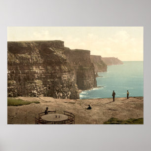 Cliffs of Moher on Atlantic Coast Ireland Poster