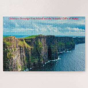 Cliff's von Moher Irland. Jigsaw Puzzle