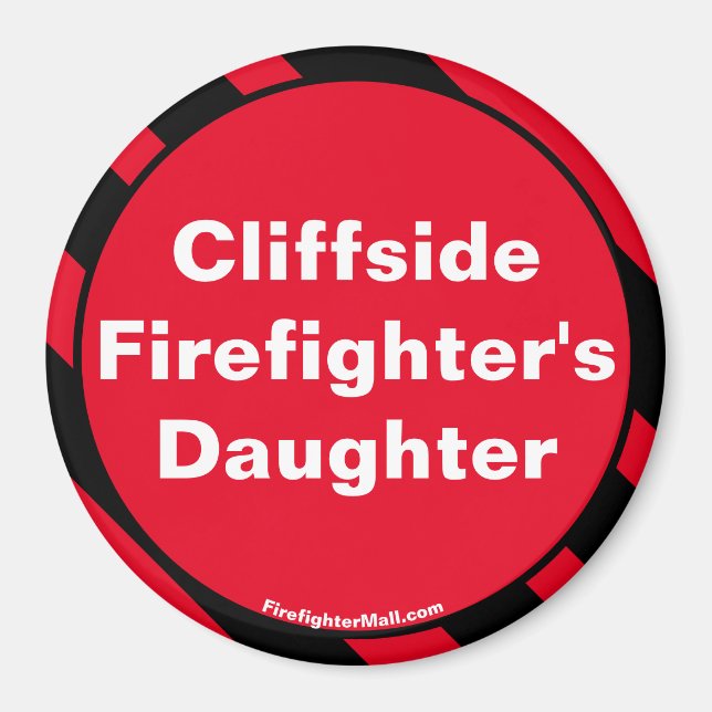 Cliffside Firefighter-Dauerstrommagnet Magnet (Vorne)