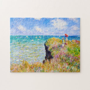 Clifftop Weg bei Pourville Claude Monet Puzzle