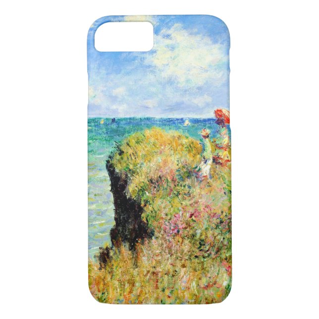Clifftop Weg bei Pourville durch Claude Monet Case-Mate iPhone Hülle (Rückseite)