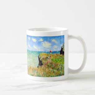 Clifftop Weg bei Pourville durch Claude Monet Tasse