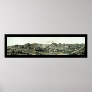 Clifton, Arizona South Foto 1909 Poster