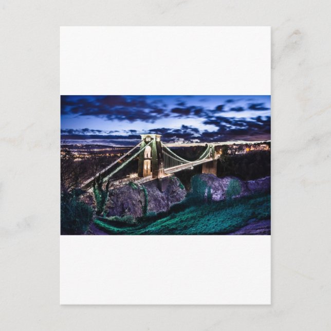 Clifton Bridge CL Postkarte (Vorderseite)