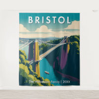 Clifton Hängebrücke Retro Bristol Wand