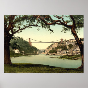 Clifton Suspension Bridge I, Bristol, England Poster
