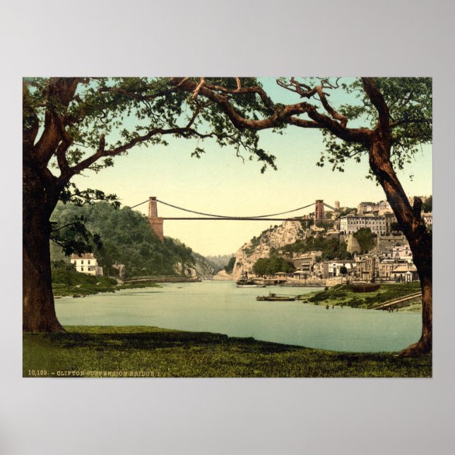 Clifton Suspension Bridge I, Bristol, England Poster (Vorne)