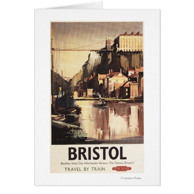 Clifton Suspension Bridge und Boote (Vorne)