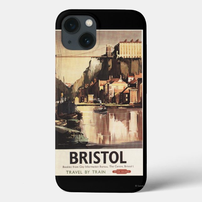 Clifton Suspension Bridge und Boote Case-Mate iPhone Hülle (Rückseite)