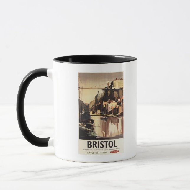Clifton Suspension Bridge und Boote Tasse (Links)