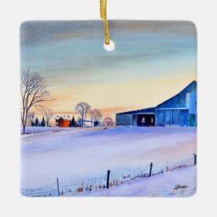 Clifty Creek Farm Keramikornament