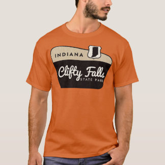 Clifty Falls Staat Park Indiana Begrüßungszeichen T-Shirt
