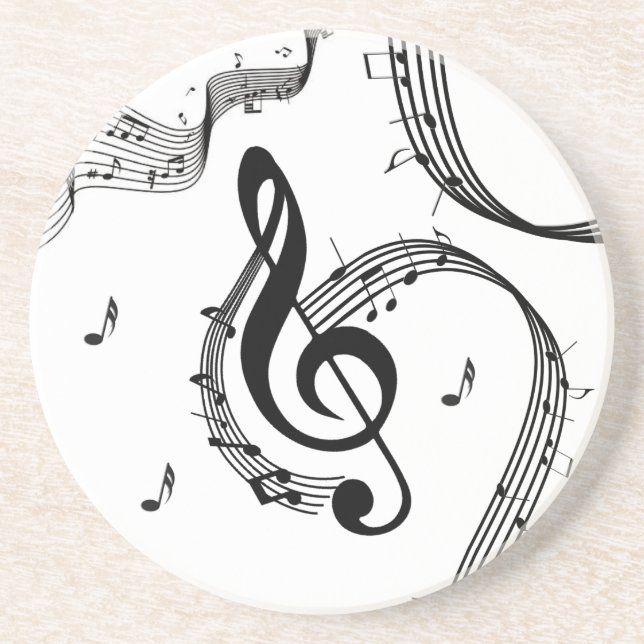 Climactic G Clef Getränkeuntersetzer (Vorne)