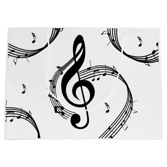 Climactic G Clef Große Geschenktüte (Vorderseite)