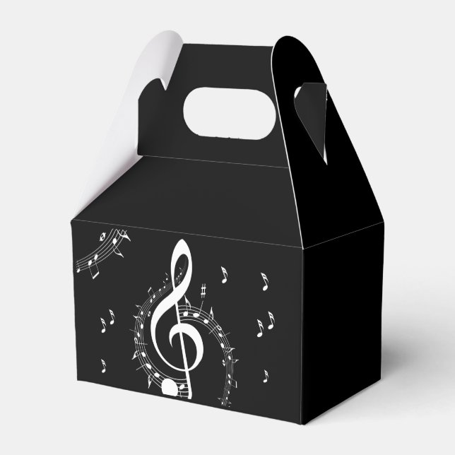 Climactic G Clef Music Black Geschenkschachtel (Vorderseite)