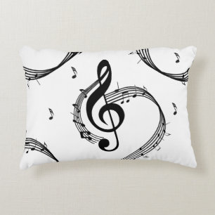 Climactic G Clef Music Dekokissen