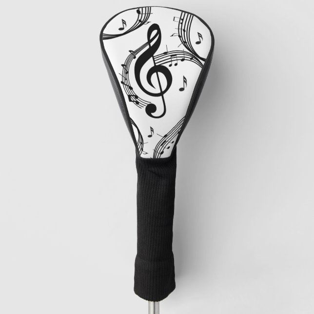 Climactic G Clef Music Golf Headcover (Vorderseite)