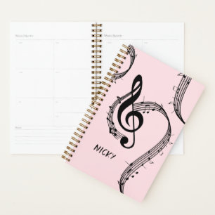 Climactic G Clef Music Pink Planer