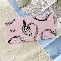 Climactic G Clef Music Pink