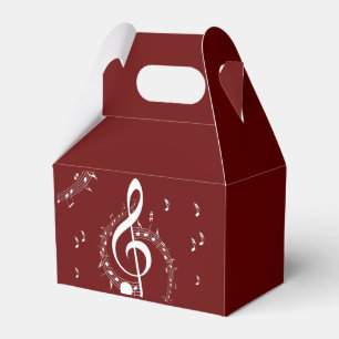 Climactic G Clef Music Red Geschenkschachtel