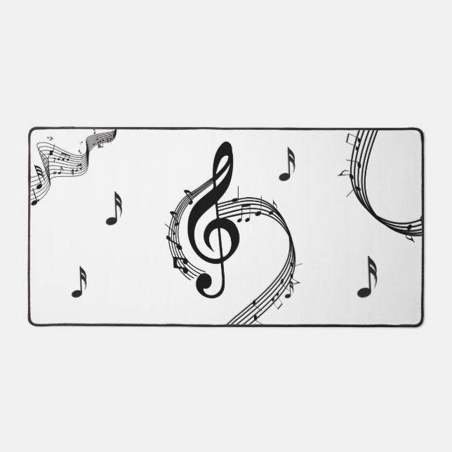 Climactic G Clef Music Schreibtischunterlage (Vorderseite)