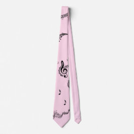 Climactic G Clef Pink Krawatte