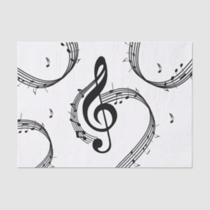 Climactic G Clef Seidenpapier