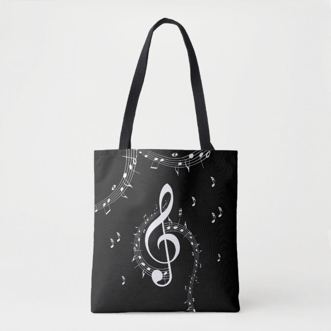 Climactic G Clef White Music on Black (Vorderseite)