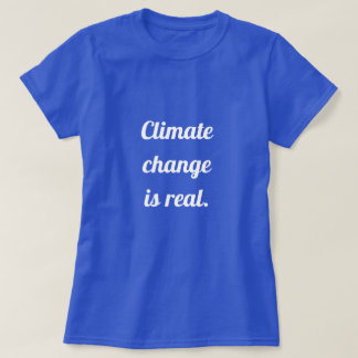 Climate Change: Blue T-Shirt