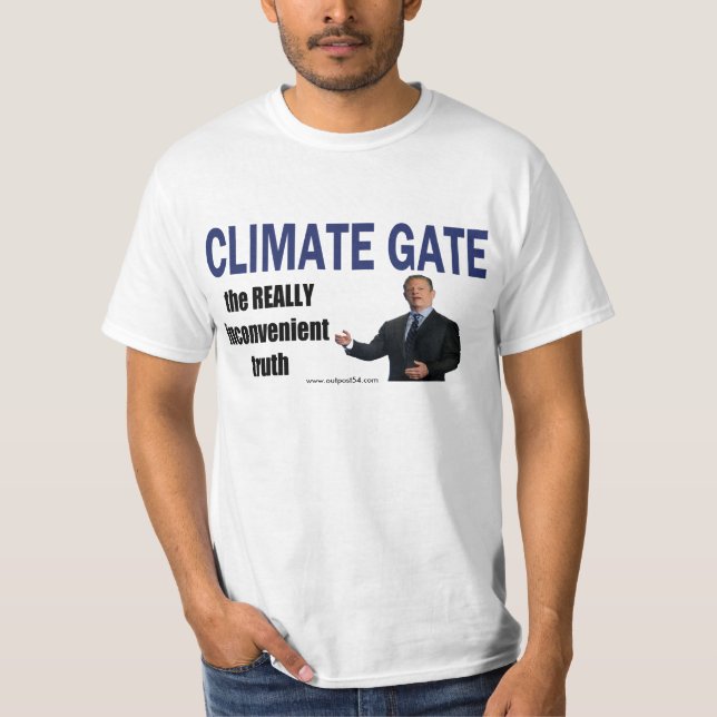 CLIMATEGATE: Wirklich ungünstige Wahrheit T-Shirt (Vorderseite)