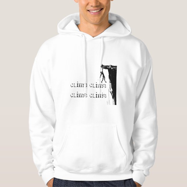Climb Climb Climb Climb Hoodie (Vorderseite)