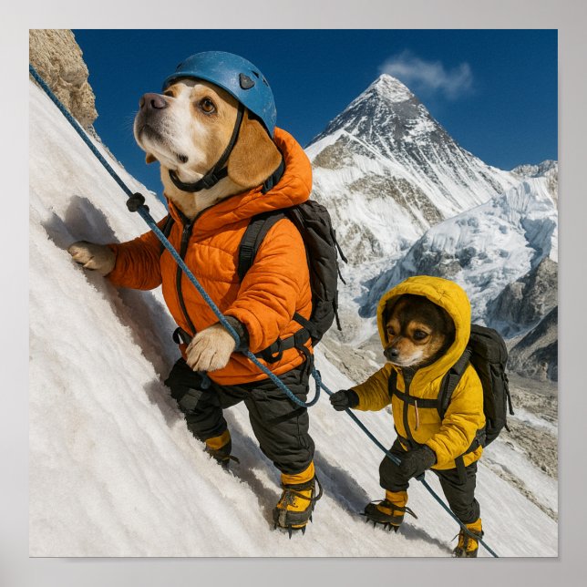 "Climb Every Mountain" Poster (Vorne)