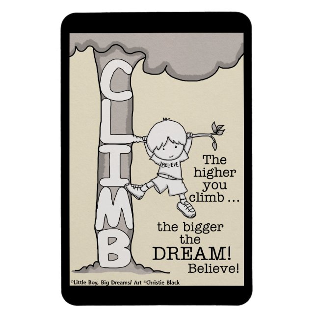 Climb Higher Magnet (Vertikal)