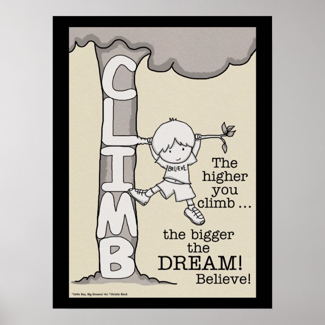 Climb Higher Poster (Vorne)