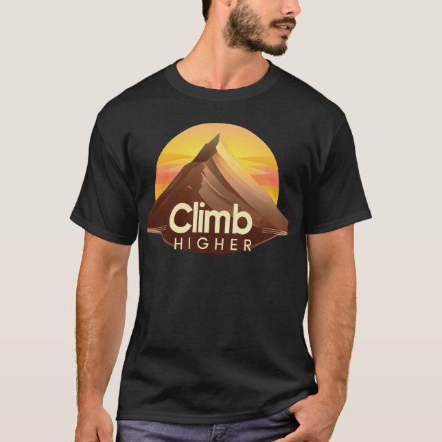 Climb Higher T-Shirt (Vorderseite)