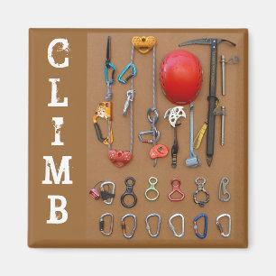 "Climb"-Magnet für Bergsteiger Magnet