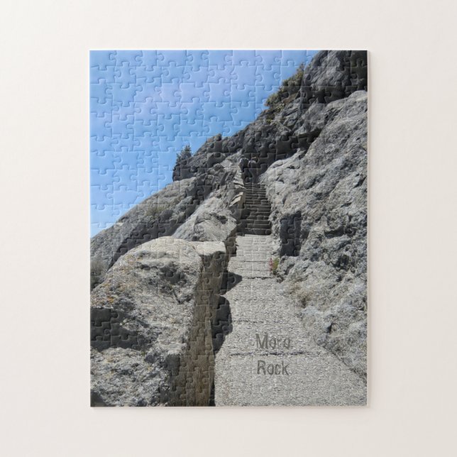 Climb Moro Rock Sequoia/Kings Canyon Nationalpark Puzzle (Vertikal)