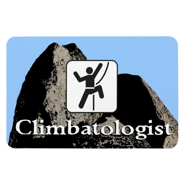 Climbatologe - Climber Magnet (Horizontal)