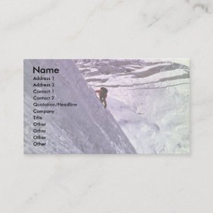 Climber auf der Südseite von Annapurna, 5800 Mete Visitenkarte