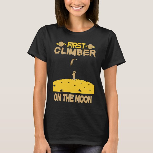 Climber On The Moon T-Shirt (Vorderseite)