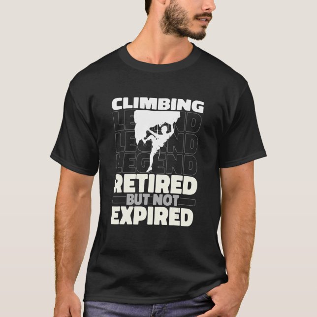 Climber Remüde Climb Mountain Bouldering Rock Cli T-Shirt (Vorderseite)