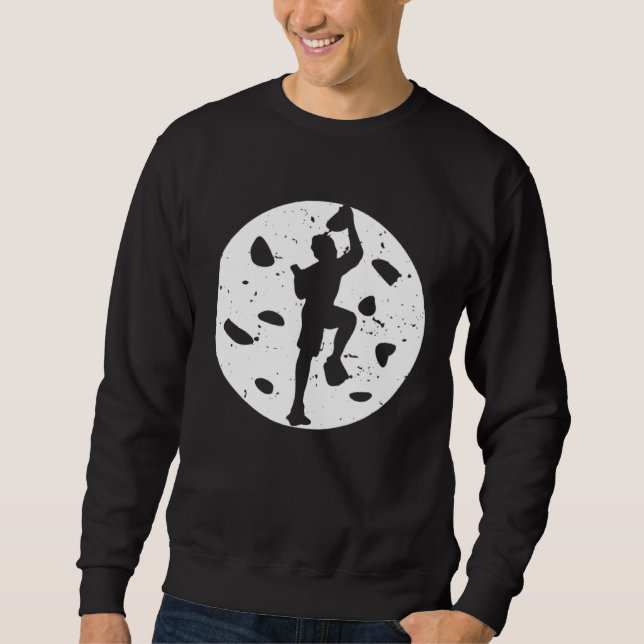 Climber Sport Climbing Bouldering Sweatshirt (Vorderseite)